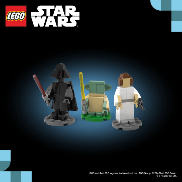 LEGO - Campaign 41 - Build a LEGO® Star WarsTM character and take it home with you! - EN - 600x600
