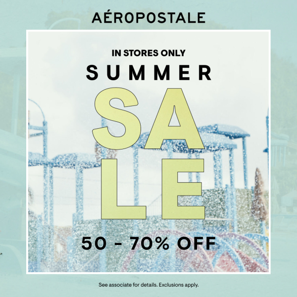 Aeropostale - Campaign 220 - Summer Sale! - EN - 600x600